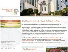 Tablet Screenshot of hautklinik.de